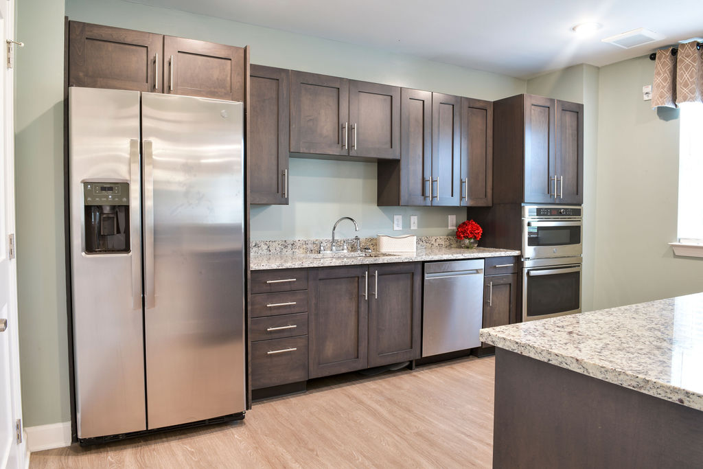 A kitchen in a True Light Haven apartment