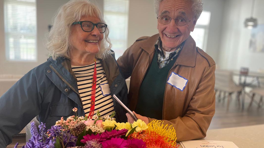 elderly couple