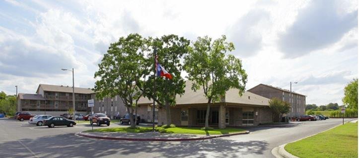 An exterior shot of affordable senior apartments, Westminster Square