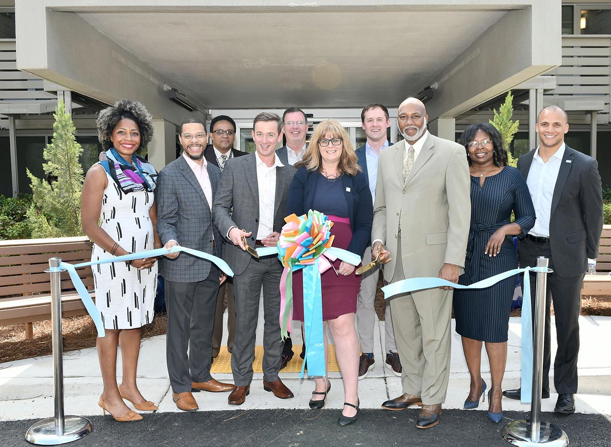 Christian City ribbon cutting