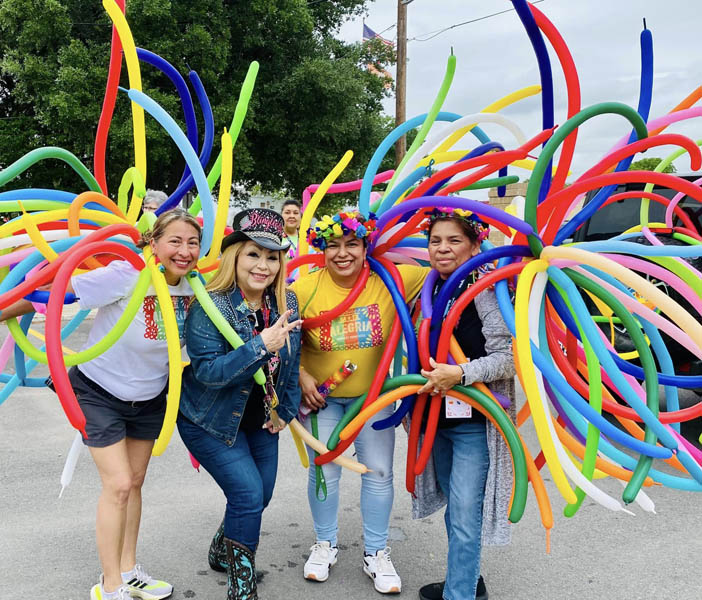 Balloon ladies