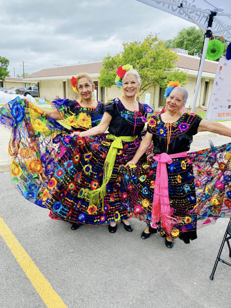 Festive dancers