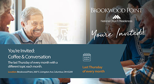 Brookwood Point's Coffee and Conversation series Event image